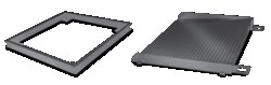 Rice Lake Weighing System Floor Scale Ramp, DIGI, Summit 3000, 4ft W x
