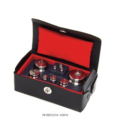 Rice Lake Weighing System Weight Set,4oz-1/32oz ASTM Class 5, Quantity: