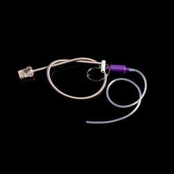 Instech Rat VAH tether assembly, low dead volume 017 PU tubing for ABS, 10.5in, sterile