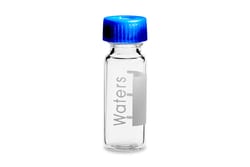 Waters Corp Deactivated Clear Glass 12 x 32 mm Screw Neck Vial with Cap