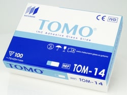 Newcomer Supply TOMO Adhesive Microscope Slides, Blue, 1000/case, Quantity: