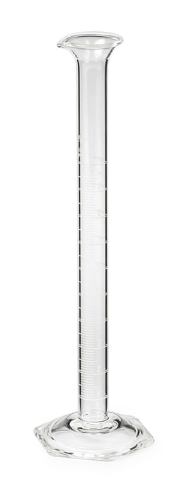Hach Company Cylinder, Graduated, 10 mL +- 0. 1 mL, 0.2 mL divisions (white