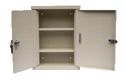 Omnimed Inc&nbsp;Economy Double Door Narcotic Cabinet (15”H X 11”W X 4”D)