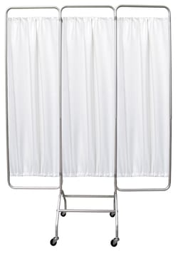 Omnimed Inc&nbsp;Mobile 3 Panel Room Divider with Wheels
