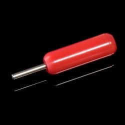 Instech PinPorts , 22ga red, 10 sterile pouches of 5 (50 pcs), Quantity:
