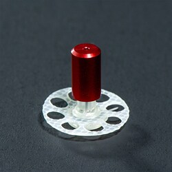 Instech Red aluminum cap for Vascular Access Button for mice (VAB62BS/22