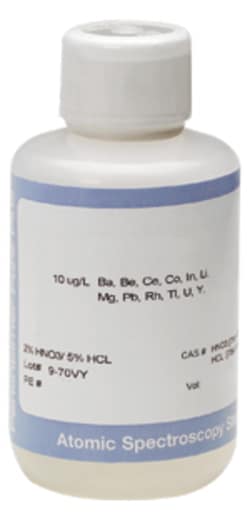 Perkin Elmer US LLC Control Laboratory Program Instrument Calibration Solution