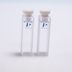 Perkin Elmer US LLC UV Quartz SUPRASIL Rectangular Macro Cell with PTFE Stopper - 10 mm, Qty. 2