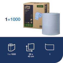 Tork Heavy-Duty Cleaning Cloth W1 380 m | Buy Online | Tork | Fisher Scientific