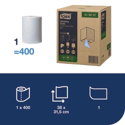 Tork Cleaning Cloth W1/2/3 Blue | Buy Online | Tork | Fisher Scientific