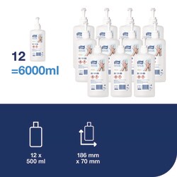 Tork Tork Händedesinfektionsgel, Premium, frei stehende Pumpflasche 6,5 | Buy Online | Tork | Fisher Scientific
