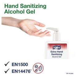 Tork Extra Hand Sanitizing Alcohol Gel​ Pump Clear | Buy Online | Tork | Fisher Scientific