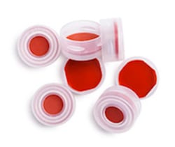 Neta Scientific Agilent Snap cap with red silicone septa  100/PK