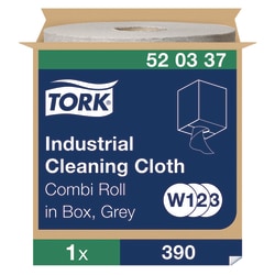 Tork Industrial Cleaning Cloth W1/2/3 Gray | Buy Online | Tork | Fisher Scientific