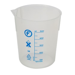 Fisherbrand Low-Form Polypropylene Beakers 500 mL | Buy Online | Fisher Scientific