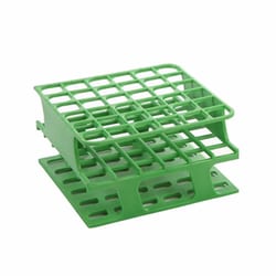 Medicus Health Half Tube Rack For 16Mm Tubes, Green, 5