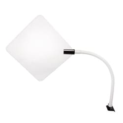 Medicus Health FLEX ARM SAFETY SPLASH SHIELD, 24" WHITE GOOSENECK ARM,