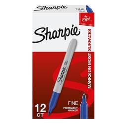 Andwin Scientific SHARPIE MARKER BLUE, Quantity: Pack of 12