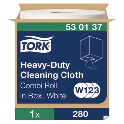Tork Heavy-Duty Cleaning Cloth W1/2/3 White:Facility Safety and Maintenance,