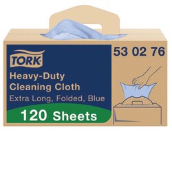 Tork Heavy-Duty Cleaning Cloth W7 Blue | Buy Online | Tork | Fisher Scientific