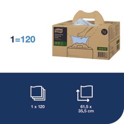 Tork Heavy-Duty Cleaning Cloth W7 Blue | Buy Online | Tork | Fisher Scientific