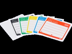 BURKLE INC&nbsp;close-it maxi control seal, 5.91x5.91 in. (150x150 mm), blue