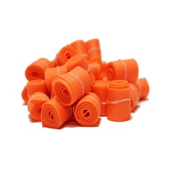Medicus Health Latex-Free Tourniquets, Textured, Individually Rolled, 100 Pk, Orange