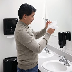 Tork Matic Manual Hand Towel Roll Dispenser H1 Black | Buy Online | Tork | Fisher Scientific