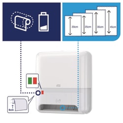 Tork Matic Automatic Hand Towel Roll Dispenser H1 White | Buy Online | Tork | Fisher Scientific