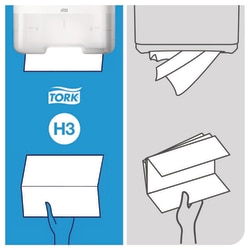 Tork Singlefold Hand Towel Dispenser H3 White | Buy Online | Tork | Fisher Scientific
