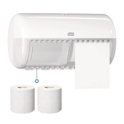 Tork Toilet Paper Roll Dispenser T4 White | Buy Online | Tork | Fisher Scientific