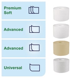 Tork OptiServe 2-Roll Coreless Toilet Paper Dispenser T7 Horizontal | Buy Online | Tork | Fisher Scientific