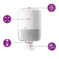 Tork Centrefeed Dispenser M2 White | Buy Online | Tork | Fisher Scientific