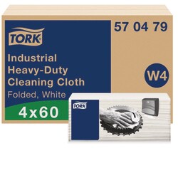 Tork Heavy-Duty Industrial Cleaning Cloth W4 White | Buy Online | Tork | Fisher Scientific