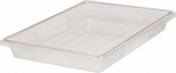 MSC Rubbermaid FG330700CLR Rectangular, Clear Polycarbonate Food Tote Box