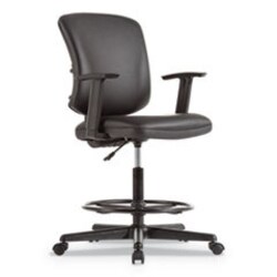 Enterprise Technology Solutions Alera Everyday Task Stool, Bonded Leather