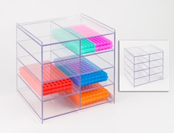 Poltex Large Microtube Rack Holder - Two Column