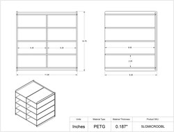 Poltex Large Microtube Rack Holder - Two Column 1 | Buy Online | Poltex | Fisher Scientific