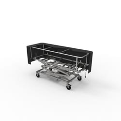 Mopec&nbsp;Covered Cadaver Scissor Lift Carrier