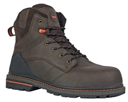 Footwear at Work 6 IN BRN SAFETY TOE MNS BOOT