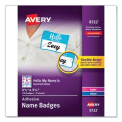 Enterprise Technology Solutions&nbsp;FLEXIBLE ADHESIVE NAME BADGE L