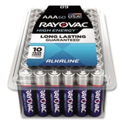 Enterprise Technology Solutions ALKALINE AAA BATTERIES 60/PAC, Quantity: