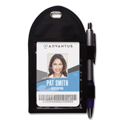 Enterprise Technology Solutions&nbsp;Badge Holder with Pen Loop Ver