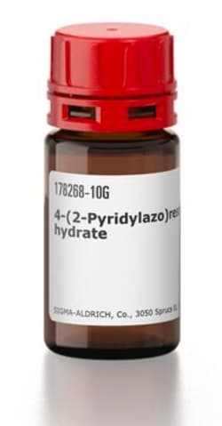 4-(2-Pyridylazo)Resorcinol Monosodium Salt Hydrate, Sigma-Aldrich 10 g | Buy Online | MilliporeSigma Supelco | Fisher Scientific