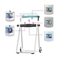 Tork Floor Stand Dispenser W1:Facility Safety and Maintenance:Cleaning