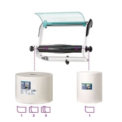 Tork Wall Stand Dispenser W1 Translucent Blue | Buy Online | Tork | Fisher Scientific