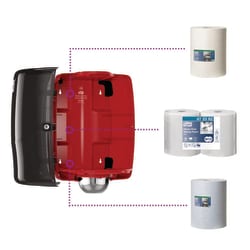Tork Maxi Centrefeed Dispenser Red, Smoke:Facility Safety and Maintenance,