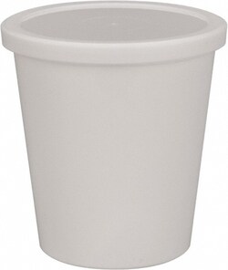 MSC Dynalon Labware 454405 7.7 oz Disposable Container PPCO, White, 2-3/4