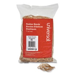 Enterprise Technology Solutions Rubber Bands, Size 16, 0.04" Gauge, Beige,