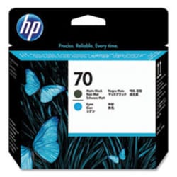 Enterprise Technology Solutions HP 70, (c9404a) Matte Black/cyan Printhead,